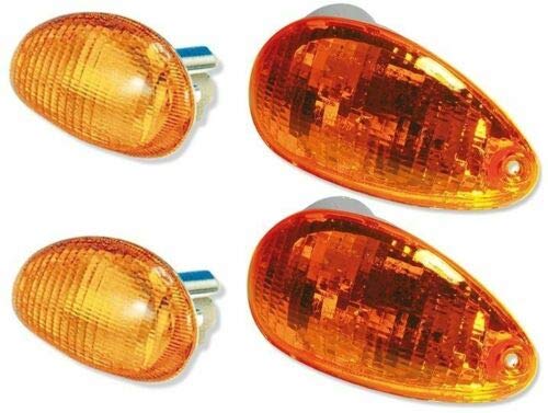 Blinker Serie vorne + hinten Vespa 50/125 ET2 ET4 orange von AER MOTO SPARE PARTS