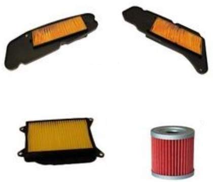 Promo Set mit 3 Luftfiltern + Ölfilter Yamaha Majesty 400 von 2004 bis 2012 von AER MOTO SPARE PARTS