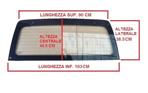 1000429 LUNOTTO MICROCAR VIRGO I II III Thermoglas von AERREAUTO Ricambi per Minicar