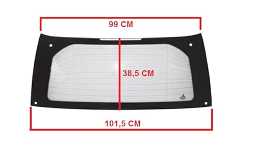 BCR33-0016171 KRISTALLGLAS HINTEN THERMISCH FARBIG GRECAV SONIQUE UNIVERSAL von AERREAUTO Ricambi per Minicar