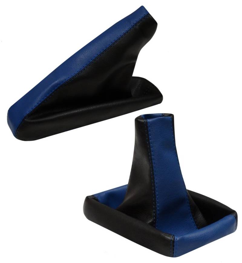 AERZETIX Dehnfalte Handbremse Schalthebel-blau schwarz für Opel Corsa C Bj. 2000-2006 von AERZETIX