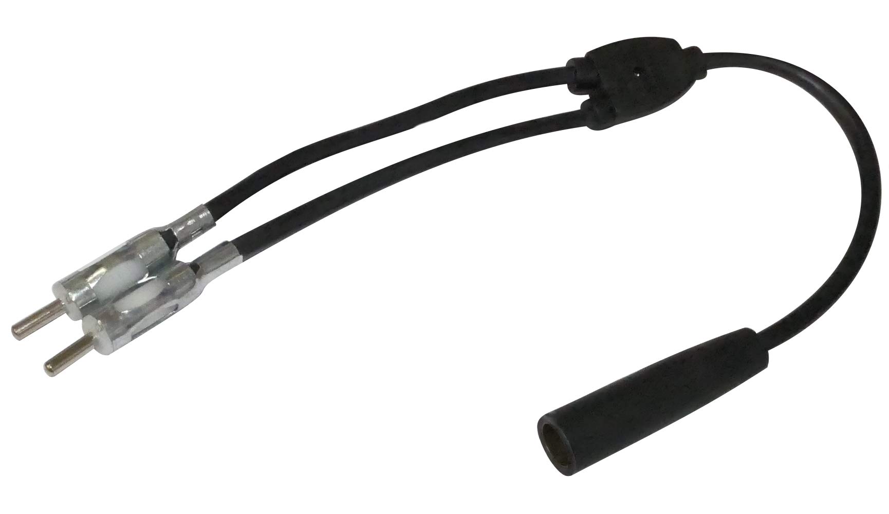 AERZETIX Y-Adapter DIN-Kupplung 2mâle 1 Female Kabel für autoradio-antenne für Kfz von AERZETIX