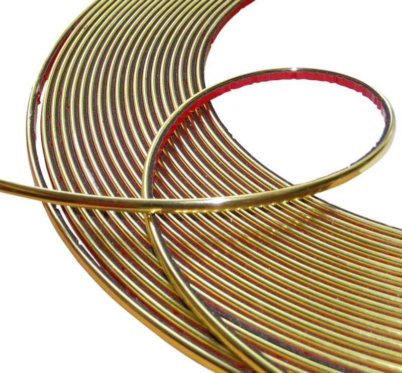 AERZETIX: Klebeband, 4 mm, 15 m, goldfarben von AERZETIX