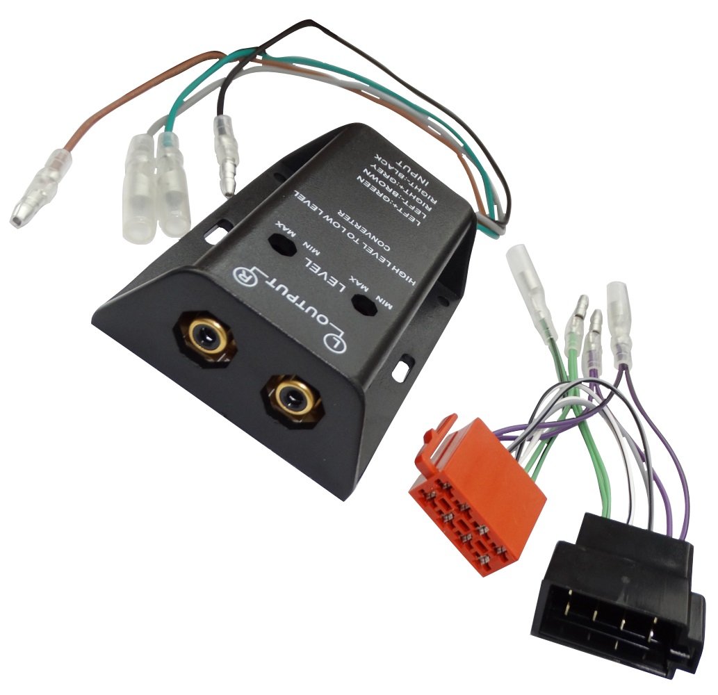 Aerzetix: Adapter Kabelbaum Kabel ISO Cinch für Verstärker amplifacteur Autoradio C16578 von AERZETIX