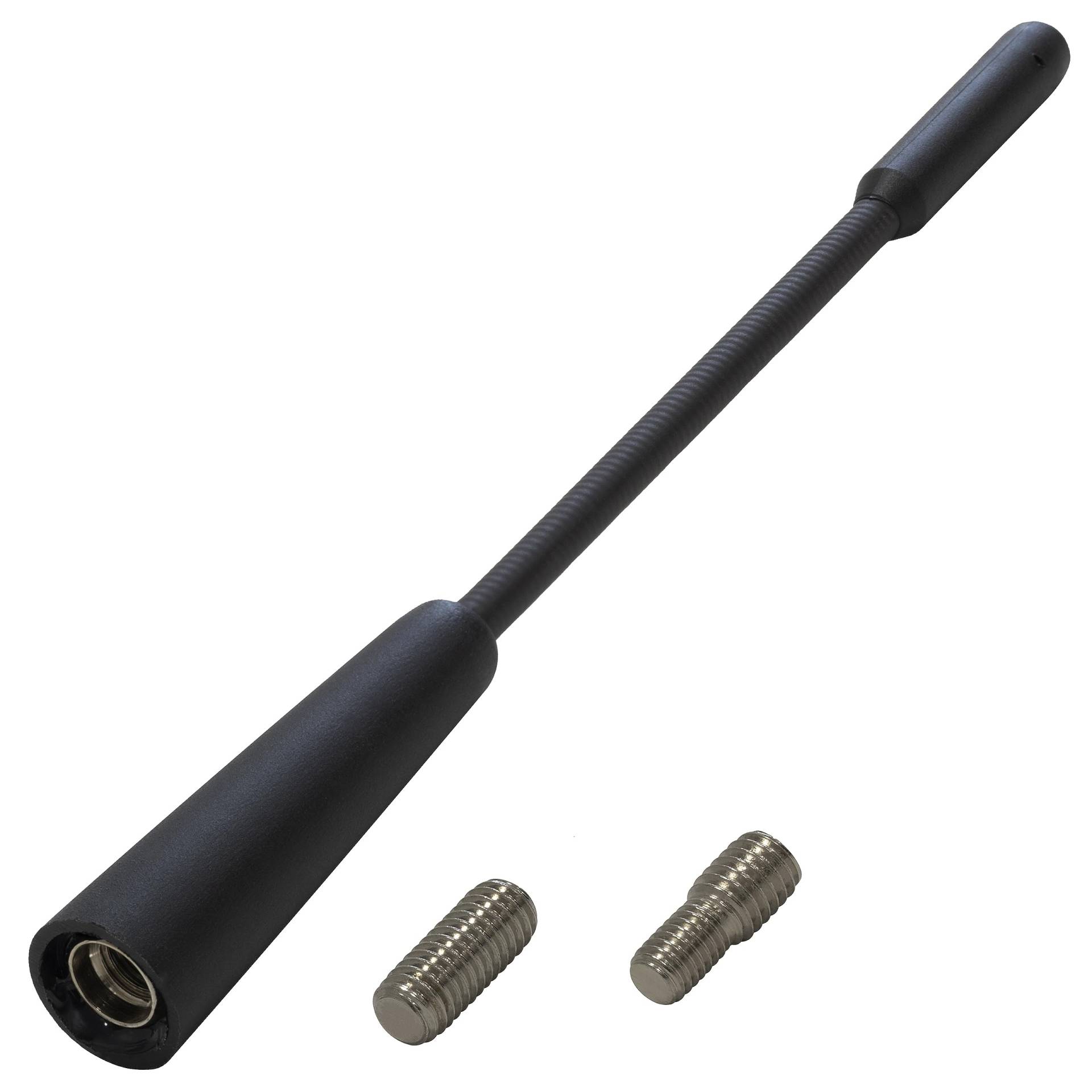 AERZETIX - C10022 - Antennenstab - für Autoradio - Universal - 14cm - Gewinde M5/M6 - Auto - Schwarz - für Auto von AERZETIX