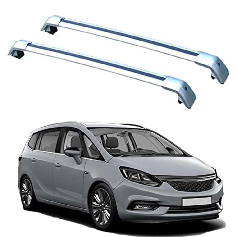 2 Stück Auto Dachträger, für Opel Vauxhall Zafira Tourer 2011-2019 korrosionsbeständig nicht so leicht verformt Dach Transport Zubehör,C von AETATBYB