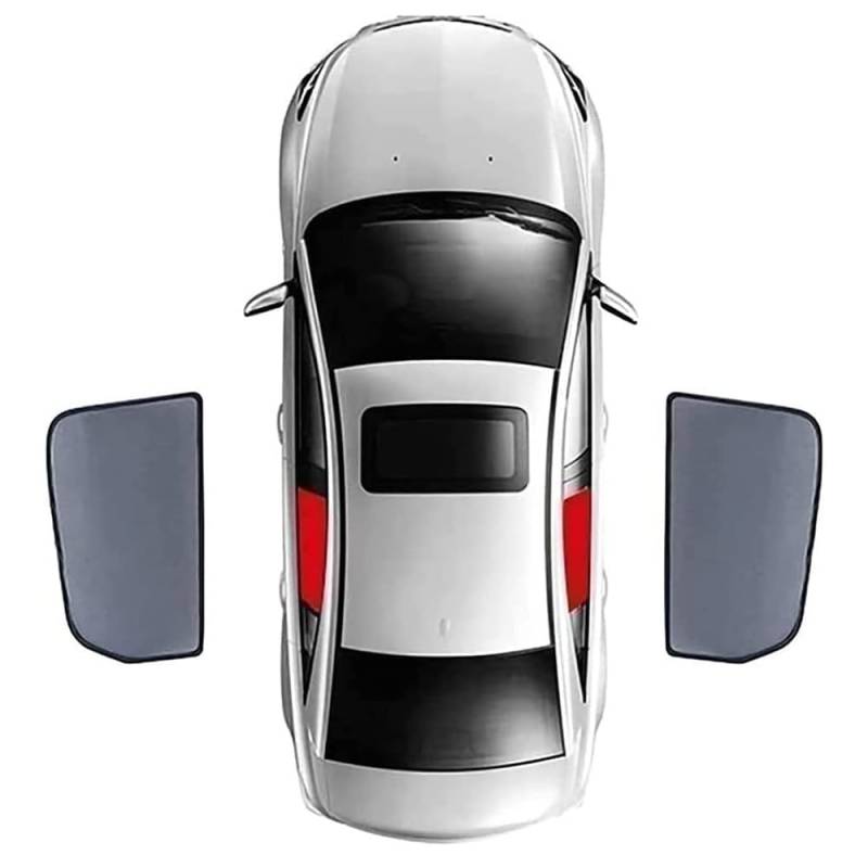 UV Schutz Einfache Installation Jalousien Markise Baby Auto Fenster Sonnenschutz, für Audi new A4 B9 Touring Edition B9 2017-,B-rear side window von AETATBYB