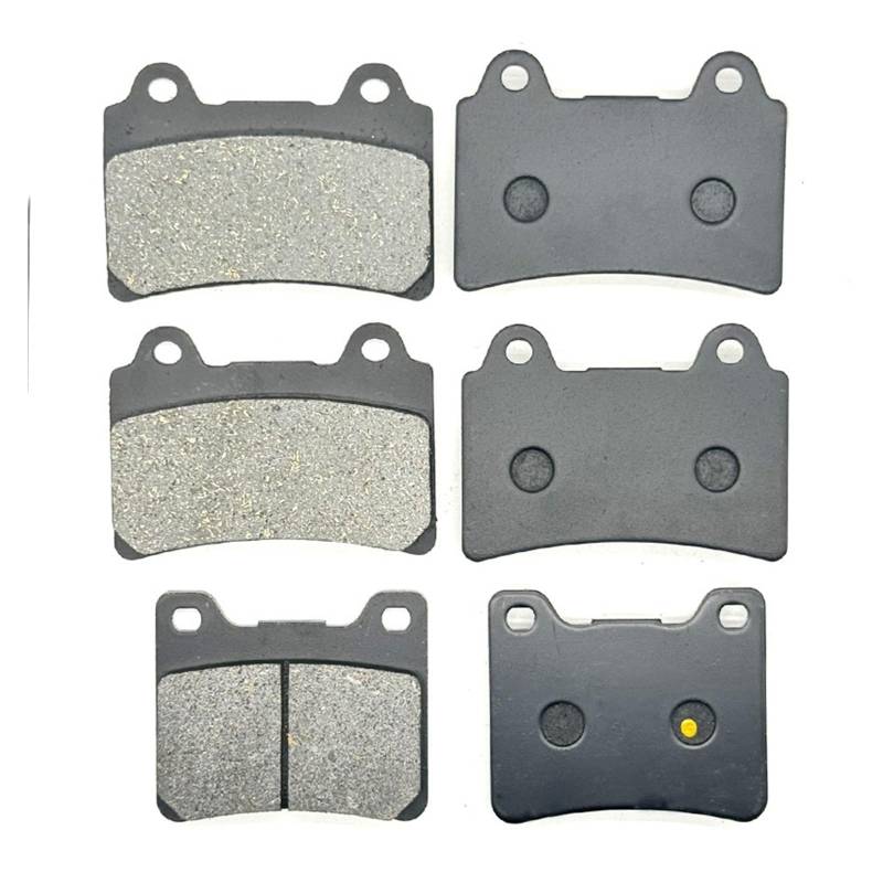 Motorrad Vorne Hinten Bremsbeläge for FJ1200 ABS 1993-1994 FJ1200 Verkleidung 1988-1992 FJ1200A Verkleidung 1992-1993 FJ 1200 EIN(Front Rear Pads) von AEVIRAFL