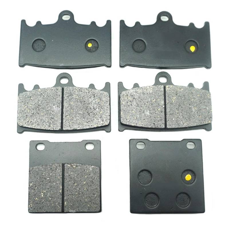 Motorrad Vorne Hinten Bremsbeläge for GSF400 Bandit 1989-1994 GSF400 Bandit 400 1995-1997 GSF 400 Bandit 400(Front Rear Pads) von AEVIRAFL