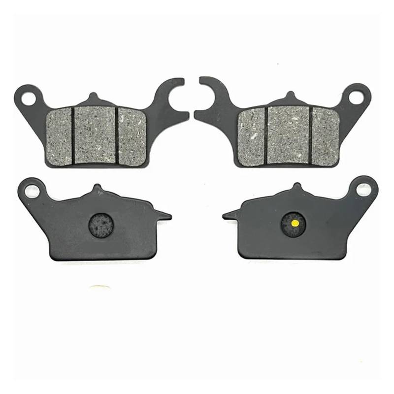 Motorrad Vorne Hinten Bremsbeläge for MW125 Tricity 2014 2015 2016 Tricity125 MW 125(2 X Front Brake Pads) von AEVIRAFL