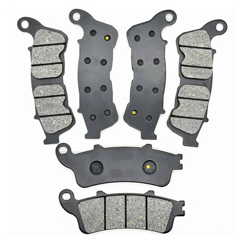 Motorrad Vorne Hinten Bremsbeläge for NT700 Deauville ABS 05-12 NT700V Varadero ABS 10-13 VFR800 /A Abfangjäger/ABS 06-16(Front Rear Pads) von AEVIRAFL