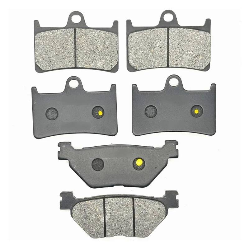 Motorrad Vorne Hinten Bremsbeläge for XT1200Z Super Tenere ABS 2010-2019 XT1200ZE Super Tenere 2014-2019 XT 1200Z 1200ZE(Front Rear Pads) von AEVIRAFL