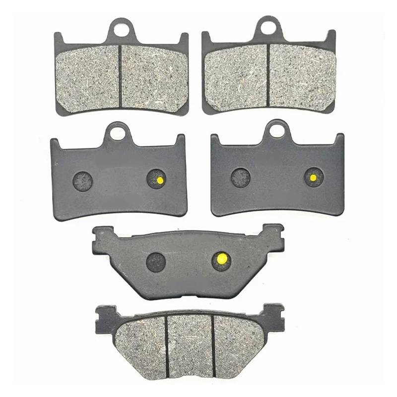 Motorrad Vorne Hinten Bremsbeläge for XV1900CTM Stratoliner Mitternacht 06-08 XV1900CTS Stratoliner S 06-2014 XV1900 CTM CTS(Front Rear Pads) von AEVIRAFL