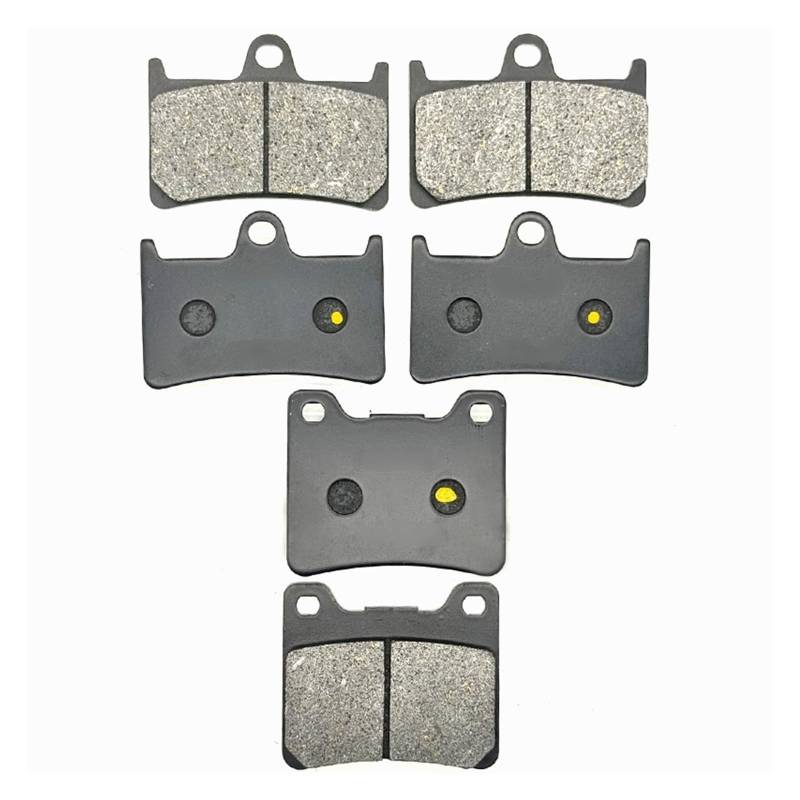 Motorrad Vorne Hinten Bremsbeläge for YZF600R 1997 1998 1999 2000 2001-2007 YZF600 Thundercat 1998-2000 YZF 600 600R(Front Rear Pads) von AEVIRAFL