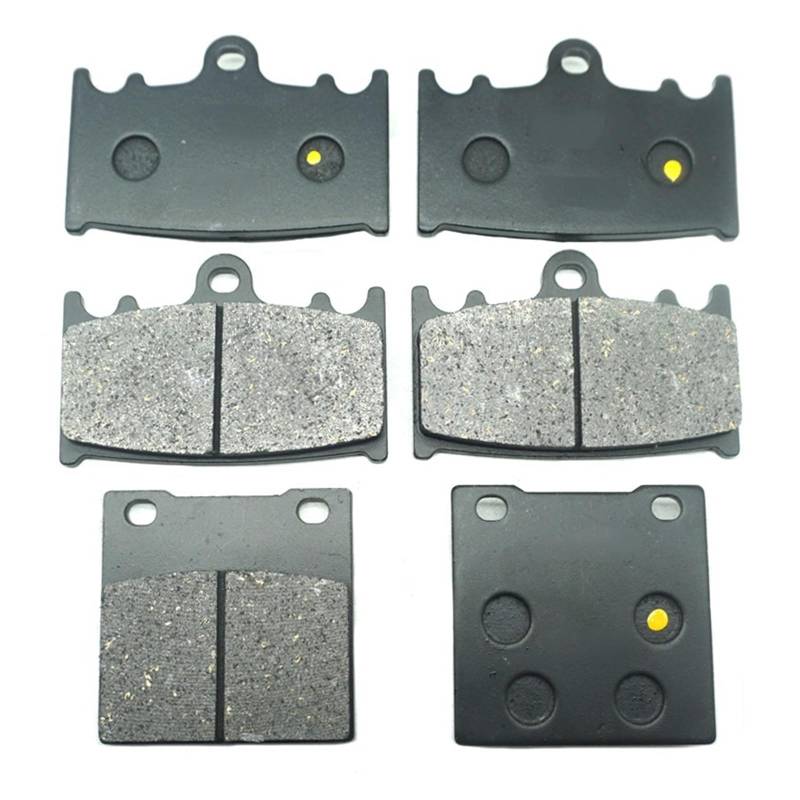 Motorrad Vorne Hinten Bremsbeläge for ZX1100 Ninja ZX-11 1994 1995 1996 1997 1998 1999 2000 2001 ZX 1100 ZX11(Front Rear Pads) von AEVIRAFL