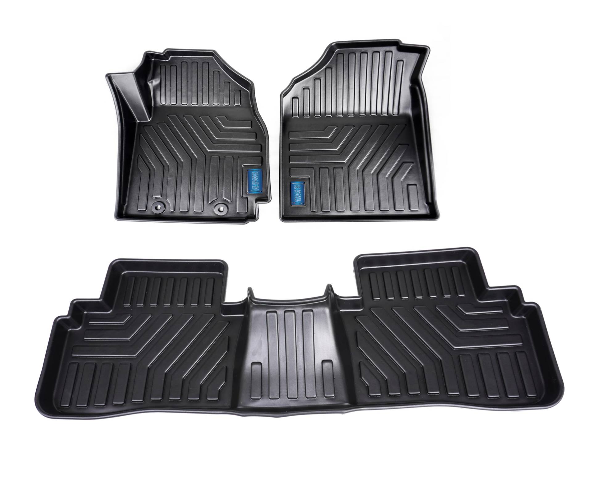 AEspares Auto Fußmatten Hart-PVC 3er Set Schwarz kompatibel mit Hyundai Creta 2020 von AEspares