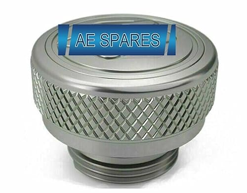 AEspares Bearbeiteter Öltankdeckel, Silber, kompatibel mit Royal Enfield Super Meteor 650 von AEspares