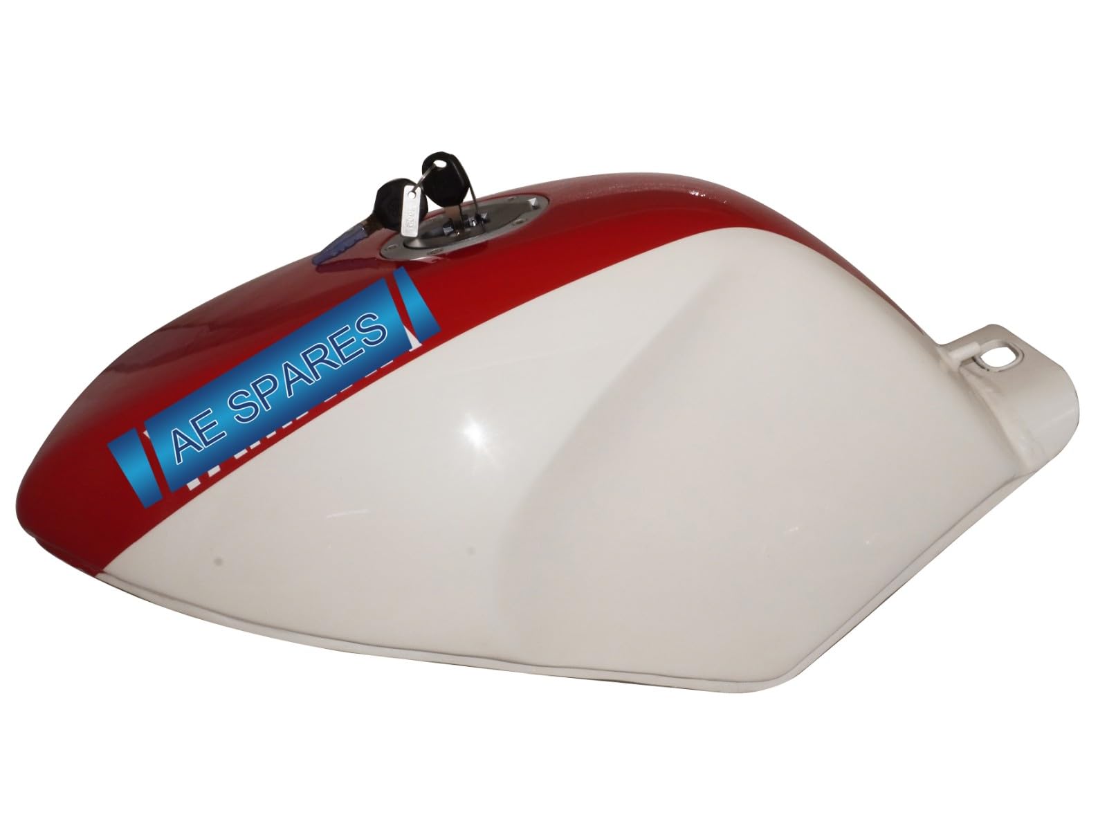 AEspares Benzin Gas Tank Moto GP Light Aluminium Rot & Weiß Kompatibel mit Yamaha TZR TZR250 von AEspares