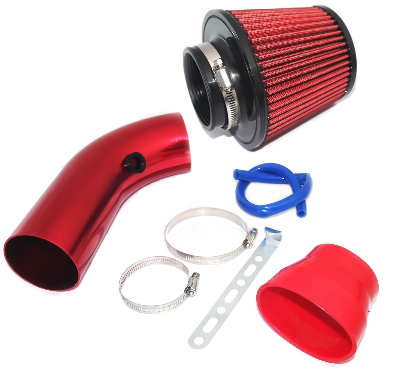 AEspares Leistungsfilter-Set mit Adapter und Halterung, Rot, kompatibel mit Suzuki Samurai SJ413, 1,3 l von AEspares