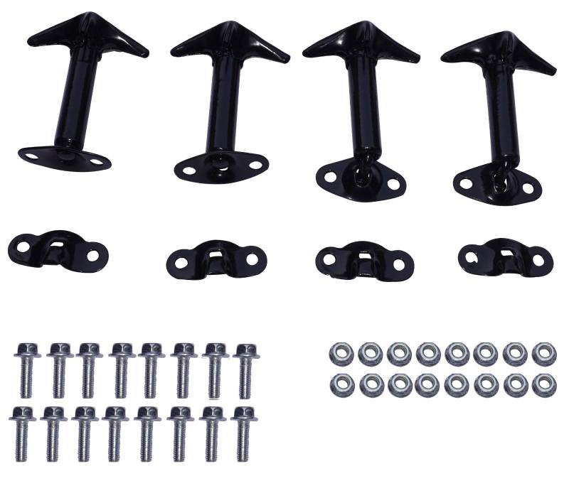 AEspares Motorhauben- und Windschutzscheibenverriegelungs-Set, kompatibel mit Jeep MB/GPW A2896 von AEspares