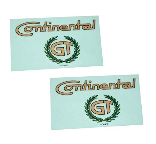 AEspares Passend für Royal Enfield GT Continental Vinyl-Aufkleber-Set von AEspares