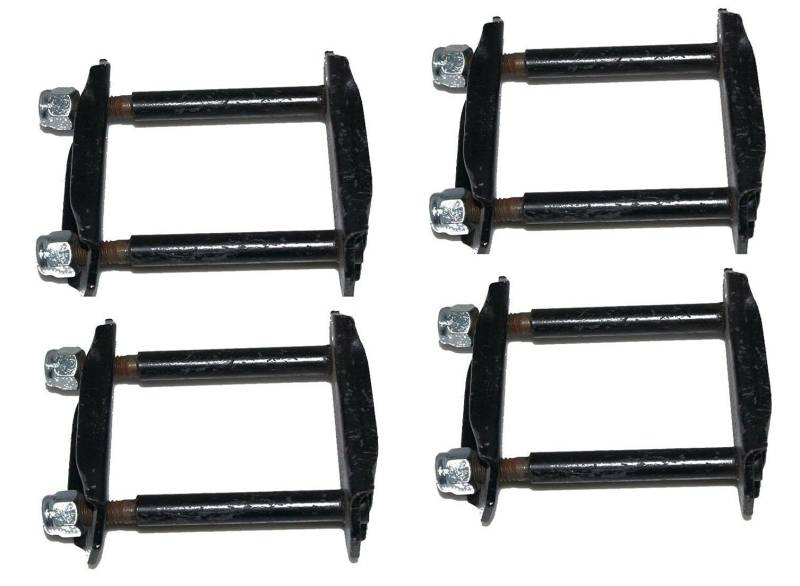 AEspares Passend für Suzuki Samurai SJ410 SJ413 LJ80 Blattfeder U-Schäkel Set mit 4 Stück von AEspares