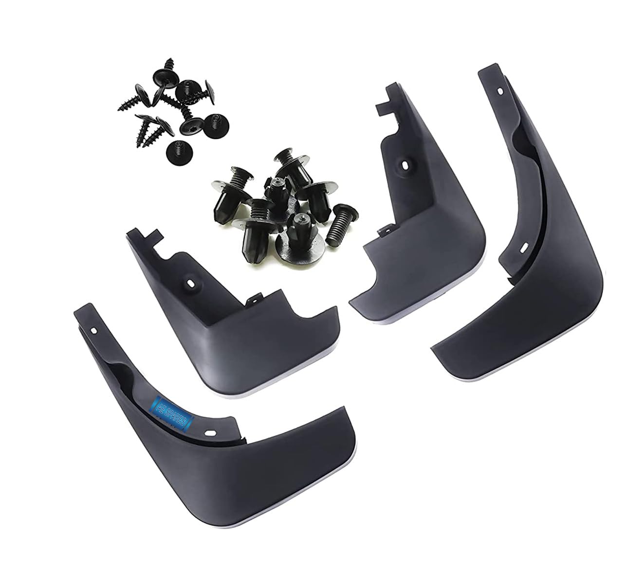 AEspares Schmutzfänger Set 4 Stück Schwarz Kompatibel mit Honda WR-V 2017-2020 von AEspares