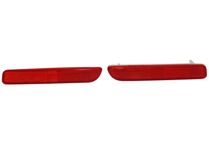 AEspares Stoßstange hinten rot Reflektor Set kompatibel mit Suzuki Baleno Ciaz Ertiga Swift Dzire SX4 35950M55K01, 35970M55K01 von AEspares