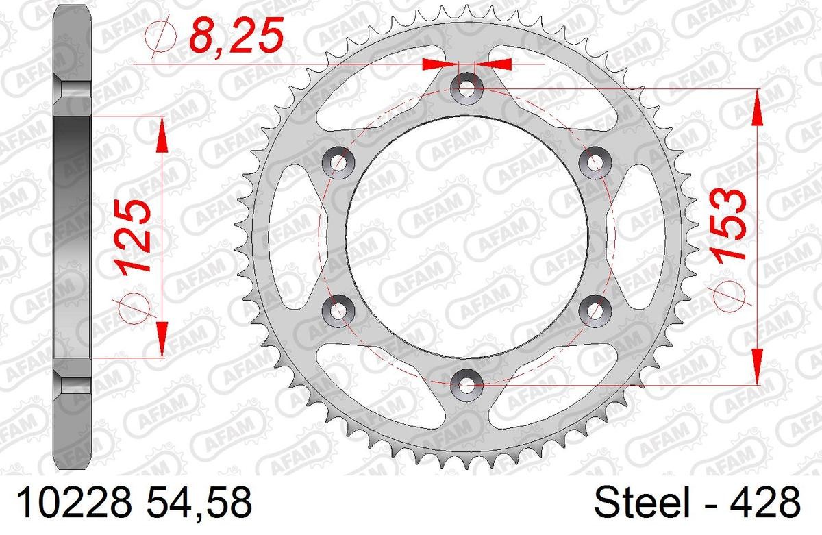 AFAM Kettenrad 10228-54 von AFAM