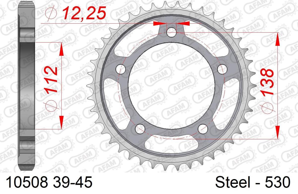 AFAM Kettenrad 10508-41 von AFAM