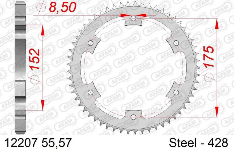 AFAM Kettenrad 12207-57 von AFAM