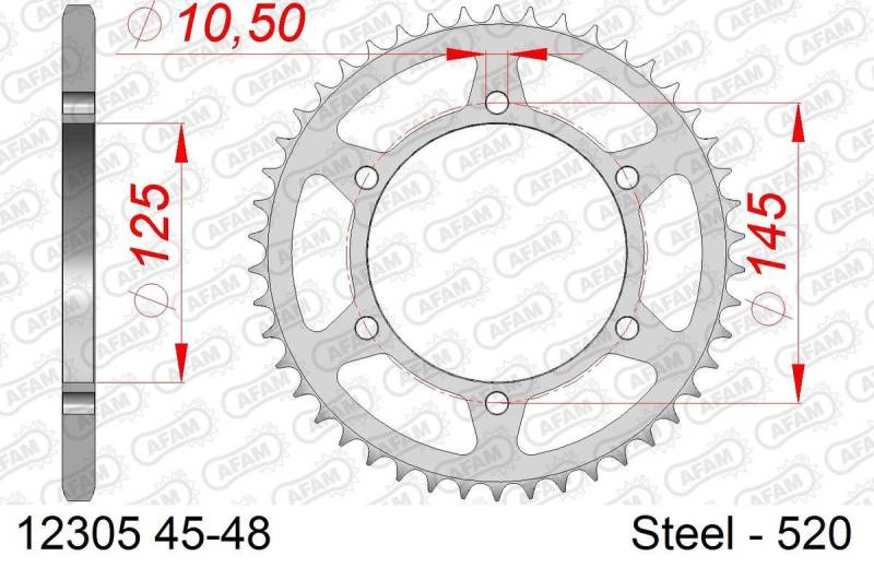 AFAM Kettenrad 12305-45 von AFAM