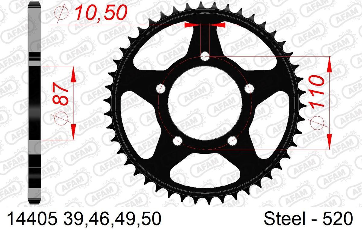 AFAM Kettenrad 14405-39 von AFAM