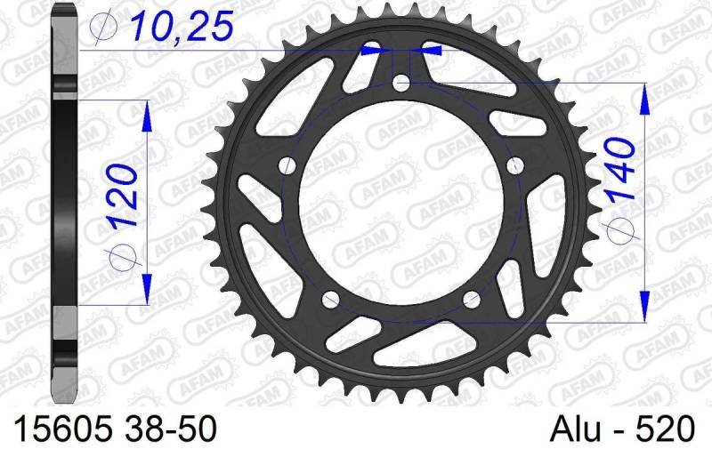 AFAM Kettenrad 15605-45 von AFAM