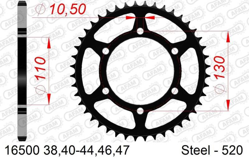 AFAM Kettenrad 16500-42 von AFAM