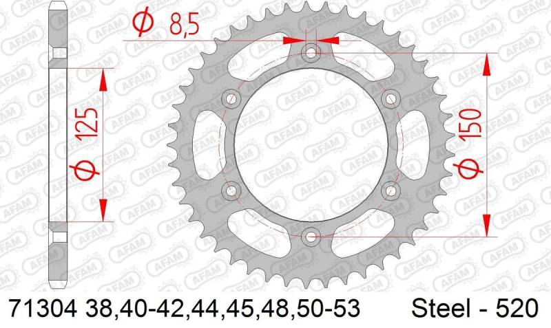 AFAM Kettenrad 71304-48 von AFAM