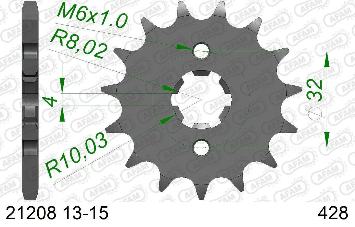 AFAM Kettenritzel 21208-15 von AFAM