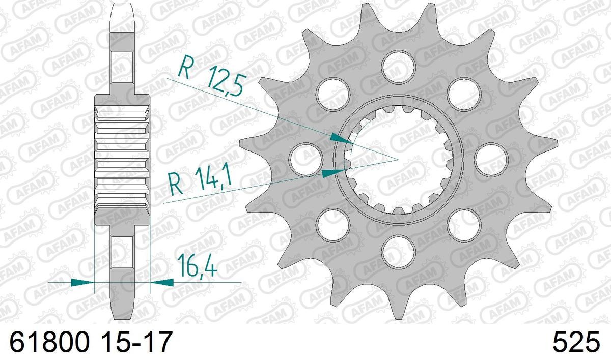 AFAM Kettenritzel 61800-16 von AFAM