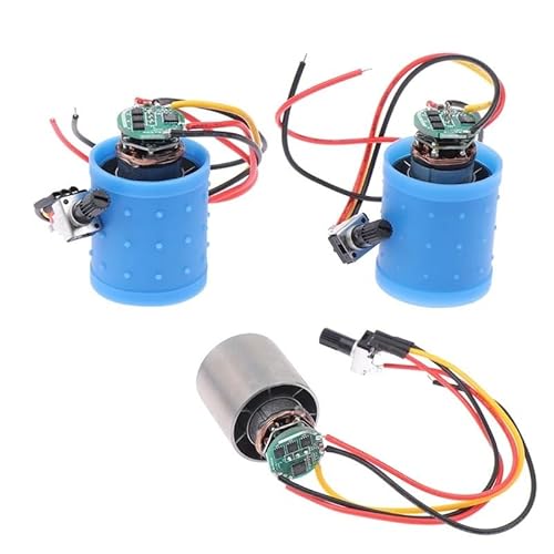 DC 9 V 12 V 24 V 5 A 3,5 A Mini-bürstenloser Motor, 100.000 U/min, Hochgeschwindigkeits-Laufrad aus Aluminiumlegierung, Kanalventilator, stufenlose Geschwindigkeitsregulierung(7-24V 3.5A) von AFCAHEH