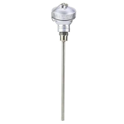 PT100 Temperatursensor Sonde 1/2" Gewinde Thermoelement Anschlusskopf Messzubehör 50mm-400mm(200mm) von AFCAHEH