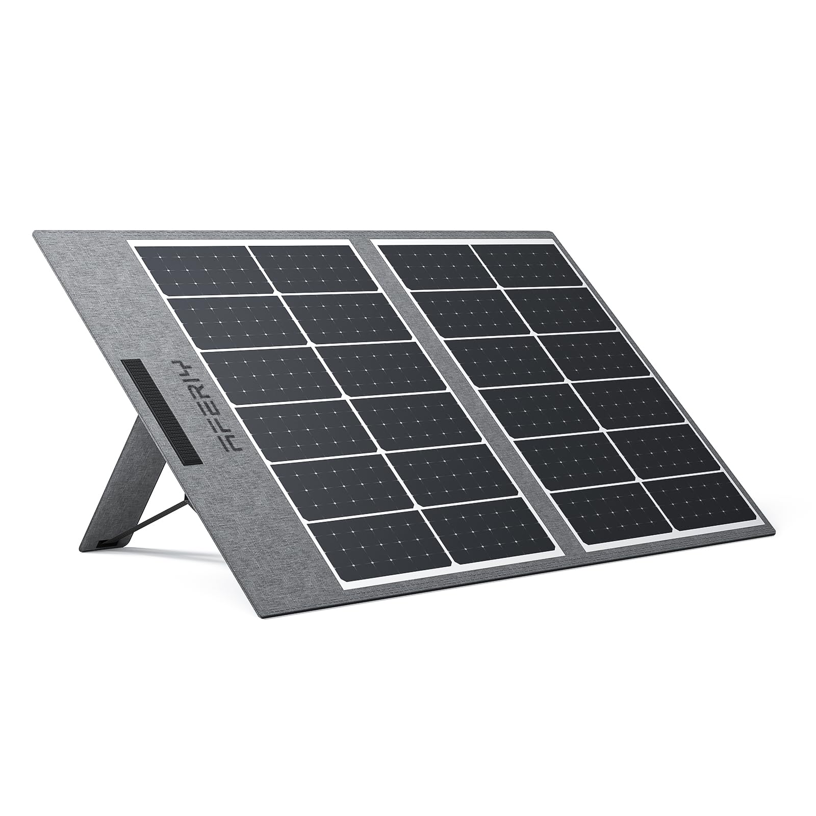 AFERIY Faltbares Solarpanel 65W Solarmodul Speziell für Tragbare Powerstation und Outdoor Solargenerator Hoch Leistung Akku für Camping Garten Laptop von AFERIY