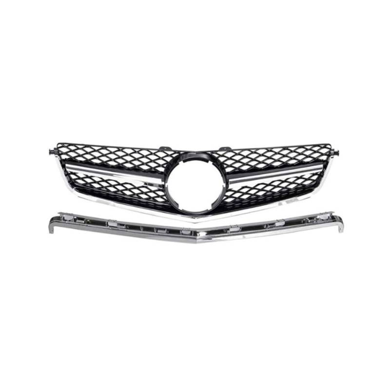 Auto frontstoßstange Grill Auto Front Hood Grille Grill Upgrade Grills Tuning Für Benz C Klasse W204 C63 Für AMG 2008 2009 2010 2011 von AFHEG