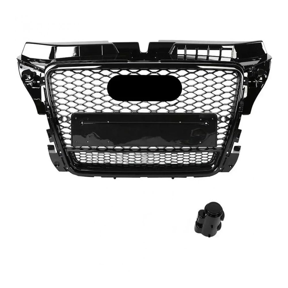 Auto frontstoßstange Grill Auto-Fronthauben-Grill, Vorne, Sport, Hex-Mesh-Haubengrill, Für A3 S3 8P 2009 2010 2011 2012 2013 von AFHEG