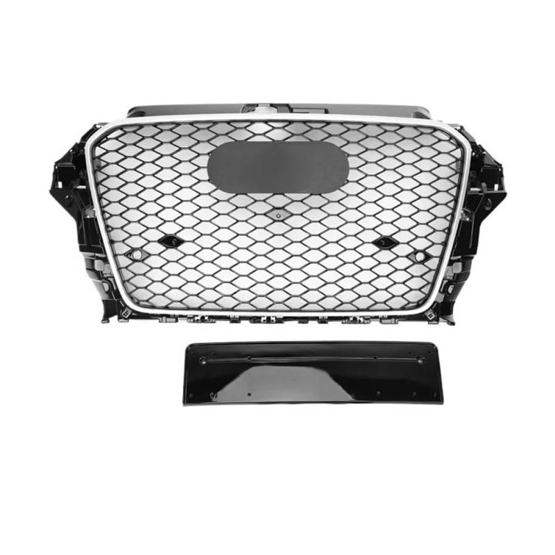 Auto frontstoßstange Grill Auto-Fronthaubengrill, Auto-Frontstoßstangengrill, Mittelgrill Für A3 S3 RS3 8V 2014 2015 2016 von AFHEG