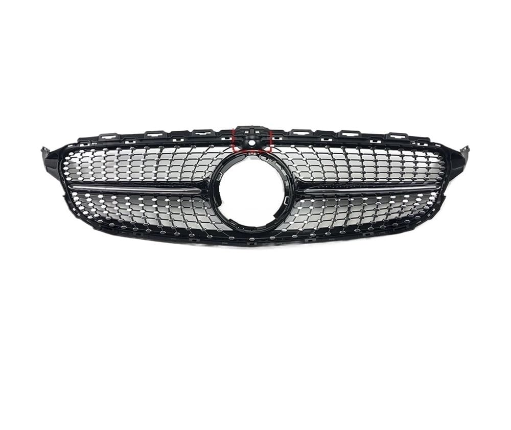 Auto frontstoßstange Grill Auto Sport Front Hood Grille Stoßstange Grill Mesh Tuning Für Benz W205 C C205 S205 2014 2015 2016 2017 2018 2019 2020 2021 Facelift von AFHEG