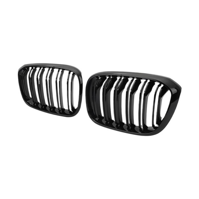 Auto frontstoßstange Grill Doppellatten-Auto-Frontgrill, Grill Für 3 4 X3 G01 G08 X4 G02 2018 2019 2020 2021 von AFHEG