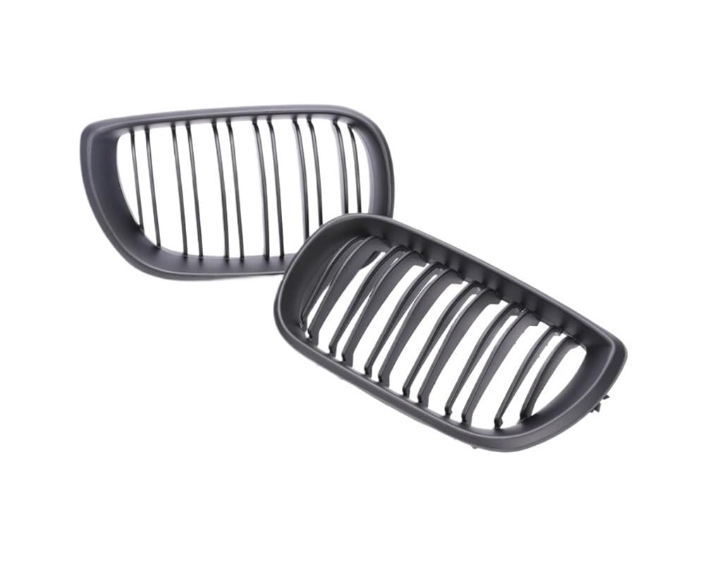 Auto frontstoßstange Grill Für 3er E46 2002 2003 2004 2005 Teile Frontstoßstange Armaturenbrett Air Center Schwarz Verchromte Grillhaube von AFHEG