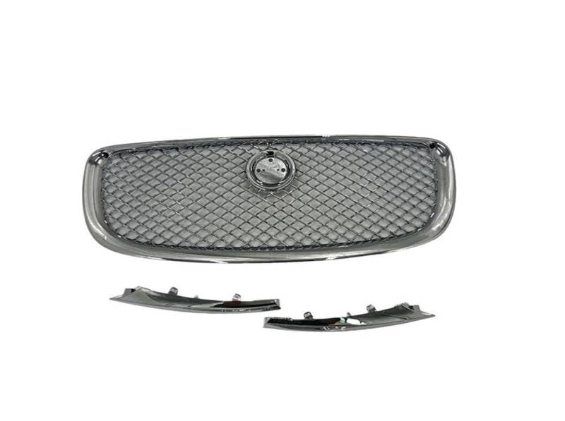 Auto frontstoßstange Grill Für Jaguar Xj 2010 2011 2012 2013 2014 2015 Auto Front Bar Middle Net Grille Trim Strip Kit von AFHEG