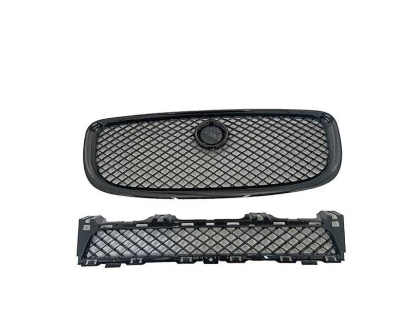 Auto frontstoßstange Grill Für Jaguar Xj 2010 2011 2012 2013 2014 2015 Auto Front Bar Middle Net Grille Trim Strip Kit von AFHEG