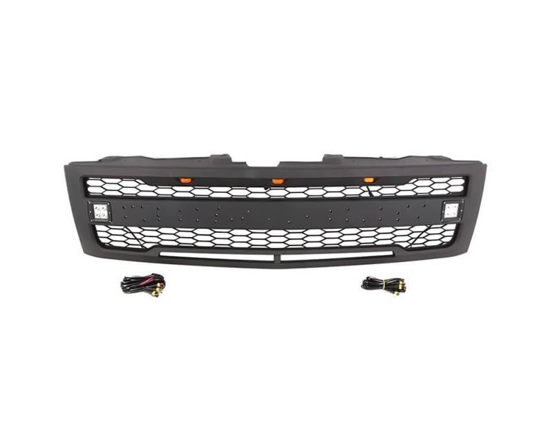 Auto frontstoßstange Grill Für Silverado 1500 2007 2008 2009 2010 2011 2012 2013 Auto Kühler Zierleisten Abdeckung Grill Grills Hood Mesh von AFHEG